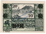 Hainburg , Notgeld 20 Heller -Aufdruck- in kfr. K-K S.337.III.c , Niederösterreich o.D.