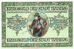 Triberg , Notgeld 50 Pfennig Schein in kfr. Tieste 7435.05.05 , Baden 1918 Verkehrsausgabe