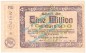 Ahrweiler , Notgeld 1 Million Mark -Siegel- in kfr. Keller 28.a , Rheinland 1923 Grossnotgeld Inflation