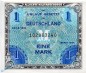 Alliierte Banknote , 1 Mark Schein in kfr. US-Druck , AMB-2 , Rosenberg 201 , P 192 , von 1944 , Alliierte Militärbehörde