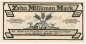 Bamberg , Banknote 10 Millionen Mark MUSTER-Schein in kfr. Keller 225.e , Bayern 1923 Grossnotgeld - Inflation