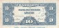 Banknote , 10 Mark Schein in gbr. BRD-4, Ros.258, P.16.a von 1949 , Kopfgeld - Bank Deutscher Länder