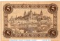 Banknote Aschaffenburg , 5 Mark Schein in kfr. Geiger 022.01 , o.D. Bayern Großnotgeld