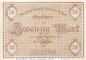 Banknote Baden Baden , 20 Mark Schein in kfr. Geiger 026.04.b , 22.10.1918 , Baden Großnotgeld