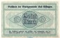 Banknote Bad Kissingen , 10 Mark Schein in kfr. Geiger 272.02.a , 20.11.1918 , Bayern Großnotgeld