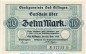 Bad Kissingen , Banknote 10 Mark Schein in kfr. Geiger 272.02.a-b , Bayern 1918 Großnotgeld