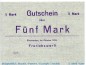 Banknote Einswarden , 5 Mark Schein in kfr. E , Geiger 120.01 , 10.1918 , Niedersachsen Großnotgeld