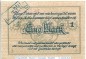 Banknote Eisleben , Mansfeld a.G. 1 Mark Schein in kfr. E , Geiger 148.10 , o.D. Provinz Sachsen Großnotgeld