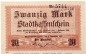 Banknote Fürstenwalde , 20 Mark Schein in kfr.E , Geiger 164.02 , 03.12.1918 , Brandenburg Großnotgeld