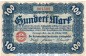 Banknote Fallingbostel , Kreis , 100 Mark Schein in gbr. Müller 1495.1.a , 10.10.1922 , Niedersachsen Großnotgeld