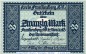 Banknote Frankenberg , 20 Mark Schein in kfr. E , Geiger 148.01 , 12.11.1918 , Hessen Nassau Großnotgeld