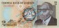 Banknote Lesotho , 2 Maloti Schein -Moshoeshoe II- von 1989 in unc - kfr