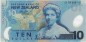 Banknote Neuseeland - New Zealand , 10 Dollar Schein -Kate Sheppard- in unc-kfr.