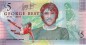 Banknote Irland - Ireland , 5 Pound Schein -George Best- von 2006 in unc - kfr