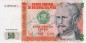 Banknote Peru , 50 Intis Schein -Nicolas De Pierola- von 1986-87 in unc - kfr