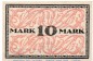 Banknote Stadt Mannheim , 10 Mark nicht entwertet in kfr. Geiger 343.02.a , o.D. Baden Großnotgeld