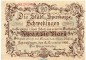 Banknote Stadt Schwetzingen , 20 Mark Schein in gbr. Müller 4215.1.a von 1922 , Baden Großnotgeld