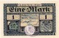 Beckum , Banknote 1 Mark Schein unc-kfr. Geiger 035.01.a , Westfalen 1918 Grossnotgeld