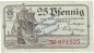 Emden , Notgeld 25 Pfennig Schein in kfr. Tieste 1695.15.15 , Niedersachsen 1920 Verkehrsausgabe