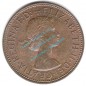 England - Great Britain , 1 Penny Münze von 1961 -Elizabeth II- bfr , KM.897