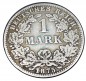 Kaiserreich , Silbermünze 1 Mark von 1875 C -kl. Adler- J.9 s -0606-