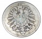 Kaiserreich , Silbermünze 1 Mark von 1875 C -kl. Adler- J.9 s -0606-