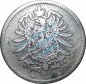 Kursmünze deutsches Reich , 1 Mark Stück -kl. Adler- von 1881 D , J.9 -0593-