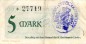 Lindau , Banknote 5 Mark Schein gbr. Geiger 322.01 , Bayern 1918 Grossnotgeld