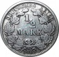 Münze deutsches Reich , 1 halbe Mark Stück -Reichsadler- von 1905 j , J.16 -0594-