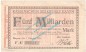 Mayen , Notgeld 5 Milliarden Mark Schein in gbr. Keller 3487.L , Rheinland 1923 Grossnotgeld Inflation