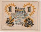 Neuhaus , Notgeld 1 Mark -Vers orange- in kfr. M-G 944.1 , Westfalen 1920 Seriennotgeld