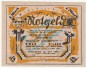 Neuhaus , Notgeld 1 Mark -Vers orange- in kfr. M-G 944.1 , Westfalen 1920 Seriennotgeld