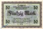 Notgeld , 50 Mark Schein in kfr. Memel , MEM-7 , Rosenberg 852 , P 7 , vom 22.02.1922 , deutsche Nebengebiete