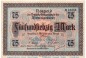 Memel , Notgeld 75 Mark Schein in kfr. MEM-8 , Ros.853 , P 8 , vom 22.02.1922 , deutsche Nebengebiete