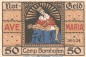 Notgeld Gemeinde Camp Bornhofen 219.2 , 50 Pfennig Schein in kfr. von 1921 , Hessen Seriennotgeld