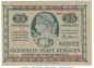 Notgeld Glocken Bazar Remagen 1114.1 , 25 Pfennig Schein Nr.1 in kfr. von 1921 , Rheinland Seriennotgeld