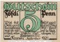 Notgeld Kappeln , 676.1 , Wilhelm Lass 50 Pfennig Schein in kfr. von 1921 , Schleswig Holstein Seriennotgeld