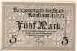 Notgeld Konstanz ,  5 Mark Schein in kfr. E , Geiger 292.01 , Nov. 1918 , Baden Großnotgeld