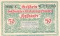 Notgeld RKB Kyffhäuser Berlin 91.1 , 50 Pfennig Schein -A- in kfr. von 1921 , Brandenburg Seriennotgeld