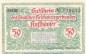 Notgeld RKB Kyffhäuser Berlin 91.1 , 50 Pfennig Schein -C- in kfr. von 1921 , Brandenburg Seriennotgeld