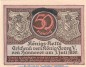 Notgeld Schützenhof Scharmbeck 1172.2.c , 50 Pfennig Schein in kfr. o.D. Niedersachsen Serien Notgeld