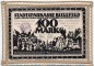 Notgeld Sparkasse Bielefeld 103.9.f , 100 Mark Schein Leinen in kfr. von 1921 , Westfalen Seriennotgeld