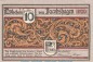 Notgeld Stadt Jacobshagen 651.2 , 10 Pfennig Schein Putten in kfr. von 1920 , Pommern Seriennotgeld