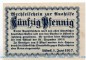 Lübeck , Notgeld 50 Pfennig Schein in kfr. Tieste 4250.20.01 , Schleswig Holstein 1917 Verkehrsausgabe