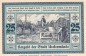 Notgeld Stadt Ueckermünde 1350.1 , 25 Pfennig Schein Nr.2 in kfr. von 1921 , Mecklenburg Vorpommern Seriennotgeld