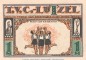 Notgeld TV. Coblenz-Lützel 234.1 , 1 Mark Schein Nr.3 in kfr. o.D. Rheinland Seriennotgeld