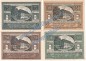 Oberkirchen , Notgeld Set --F.C.VOGT-- 4 Scheine in kfr. M-G 997.1 , Westfalen 1921 Seriennotgeld