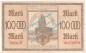 Pirna , Notgeld 100.000 Mark Schein in gbr. Keller 4316.a , Sachsen 1923 Grossnotgeld Inflation