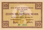 Ravensburg , Banknote 10 Billionen Mark Schein in unc-kfr Keller 4453.f , Württemberg 1923 Inflation