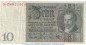 Reichsbanknote , 10 Mark Schein -R 2- in gbr. DEU-183.a, Ros.173, P.180 , vom 22.01.1929 , Weimarer Republik - Reichsbank